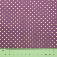 Fabric by the Metre - Spots (3mm) - Plum